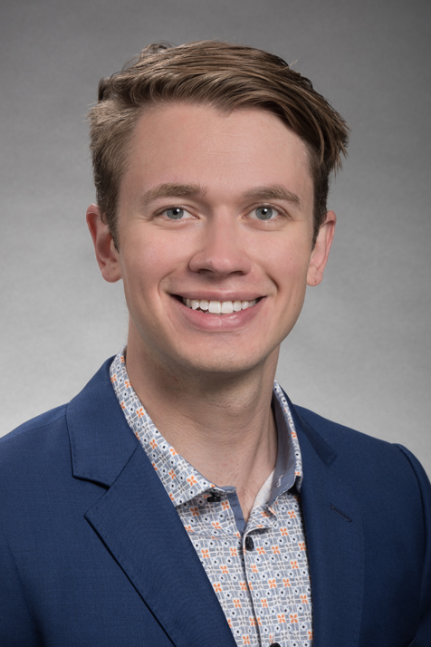 Portrait of Dr. Lorenzo Marcil, dentist at Dr. Brent Macdonald Dental Clinic in Calgary